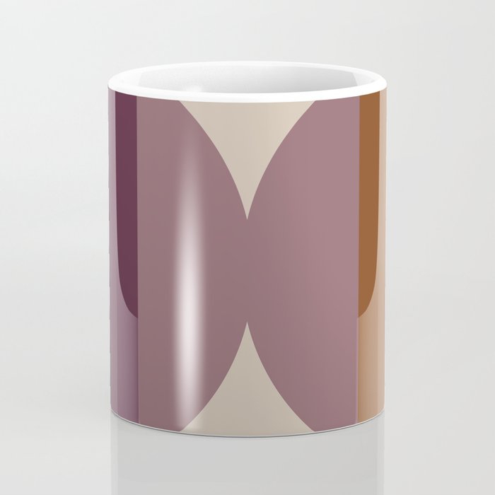 Retro Minimalism - Purple Autumn Coffee Mug Gallery Image 4