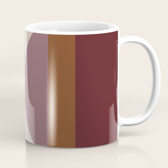 Retro Minimalism - Purple Autumn Coffee Mug Gallery Image 1