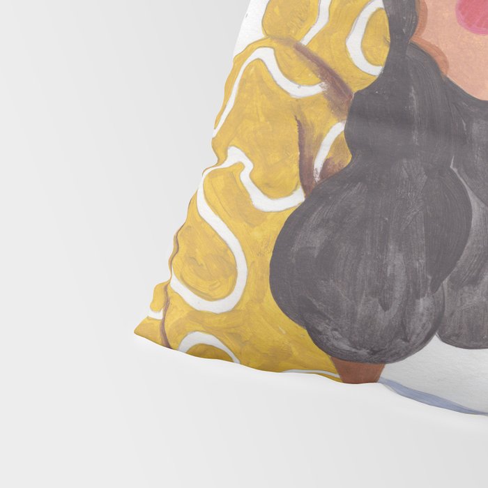 Modern woman in the Alps Pillow Sham Gallery Image 4