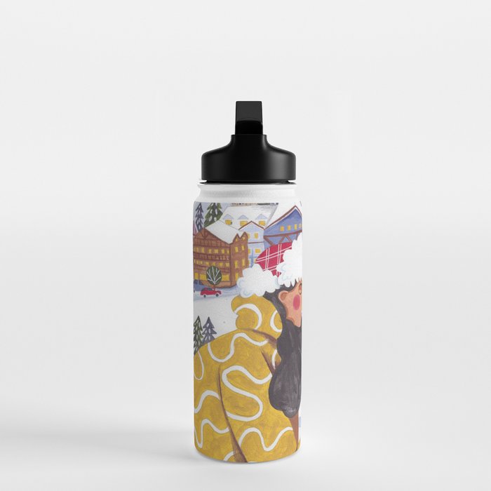 Modern woman in the Alps Water Bottle Gallery Image 3