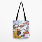 Modern woman in the Alps Tote Bag Gallery Image 2