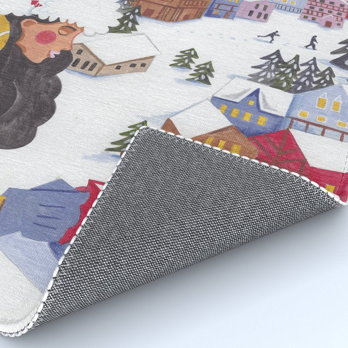 Modern woman in the Alps Rug Gallery Image 4