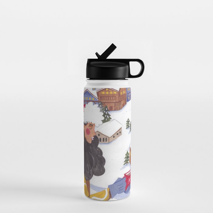 Modern woman in the Alps Water Bottle Gallery Image 1