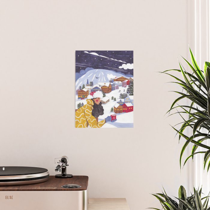 Modern woman in the Alps Poster Gallery Image 2