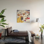 Modern woman in the Alps Wood Wall Art Gallery Image 2
