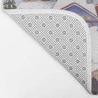 Modern woman in the Alps Bath Mat Gallery Image 2