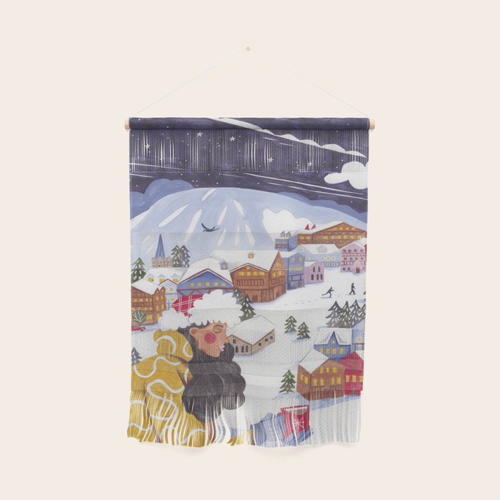 Modern woman in the Alps Wall Hanging Gallery Image 1