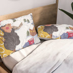 Modern woman in the Alps Pillow Sham Gallery Image 2
