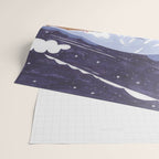 Modern woman in the Alps Wrapping Paper Gallery Image 2