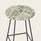 Fossil Chart Stool Gallery Image 2