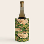 William Morris Pimpernel, green, William Morris floral design  Wine Chiller Gallery Image 2