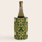William Morris Pimpernel, green, William Morris floral design  Wine Chiller Gallery Image 1