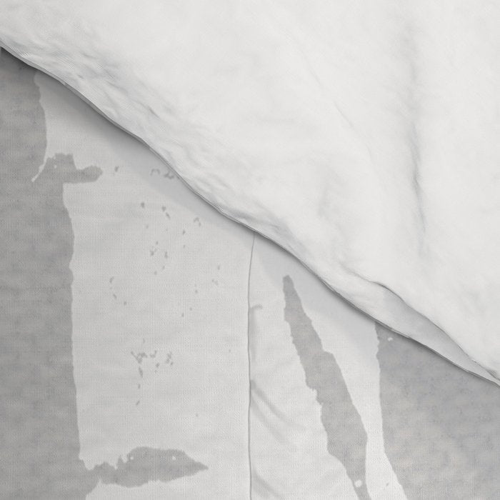 Woodcut Birches Grey Comforter Gallery Image 4