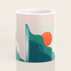 Abstraction_NEW_SUNLIGHT_MOUNTAINS_SHINE_POP_ART_M1209A Coffee Mug Gallery Image 4