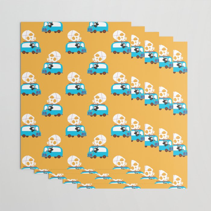 Death on wheels Wrapping Paper Gallery Image 3