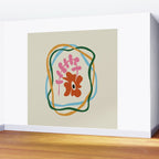 Abstract color flow  Wall Mural Gallery Image 2