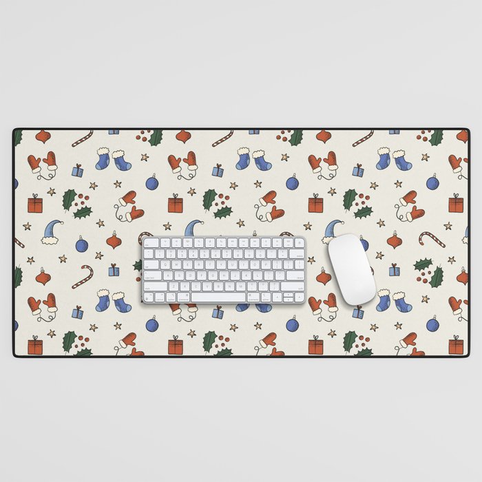 Christmas Pattern #3 Desk Mat Gallery Image 1