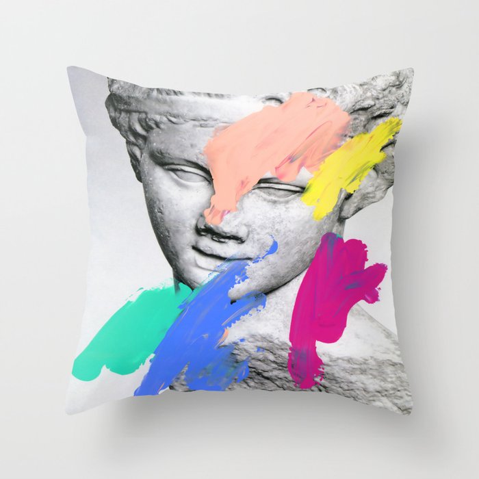 Composition 700 Throw Pillow Gallery Image 1