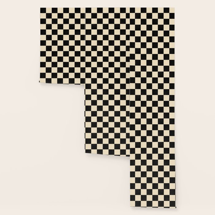 Checkers - Black and Cream Wallpaper Gallery Image 3