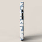 Daisy Time Retro Floral Pattern in Light Blue, White, and Mustard iPhone Case Gallery Image 2