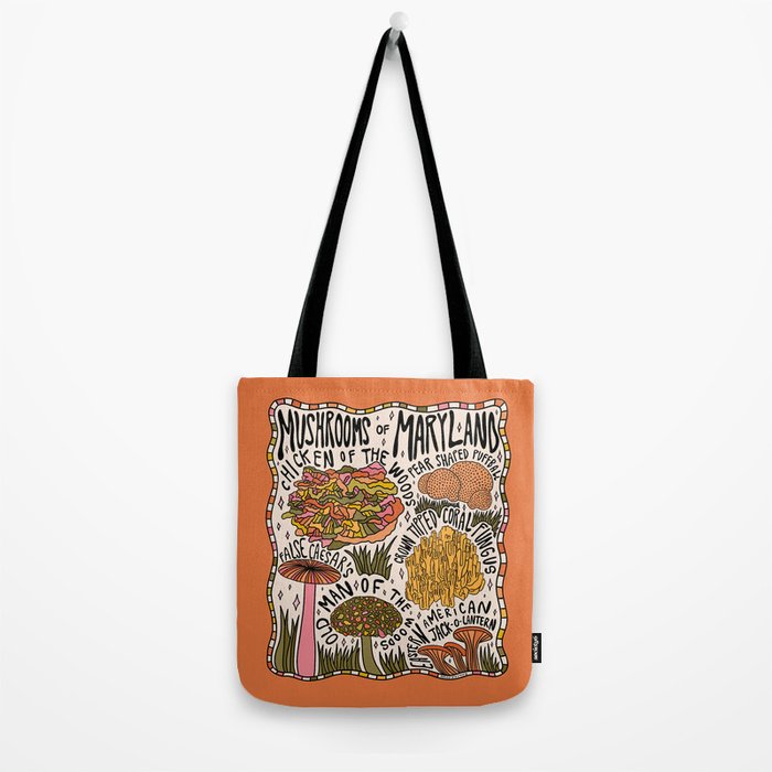 Mushrooms of Maryland Tote Bag Gallery Image 2