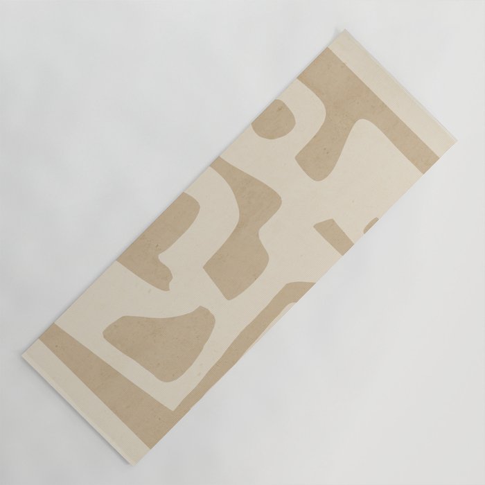 Modern Abstract Minimal Shapes 120 Yoga Mat Gallery Image 1