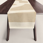 Modern Abstract Minimal Shapes 120 Table Runner Gallery Image 1