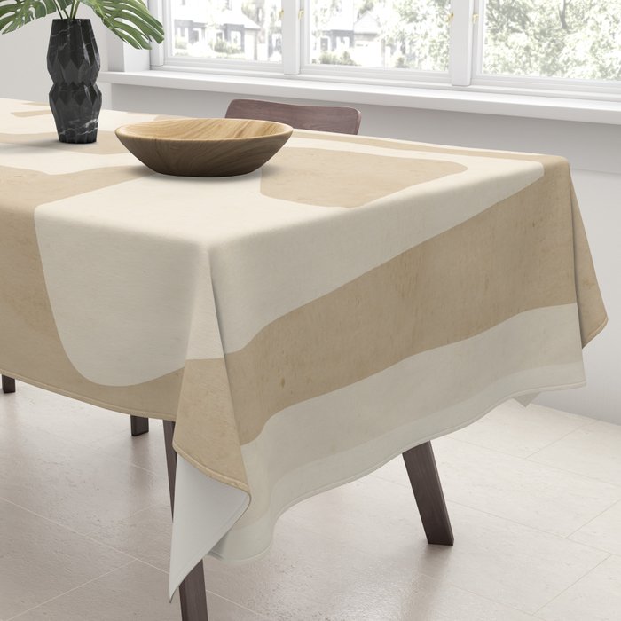 Modern Abstract Minimal Shapes 120 Tablecloth Gallery Image 3