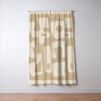 Modern Abstract Minimal Shapes 120 Window Curtain Gallery Image 3
