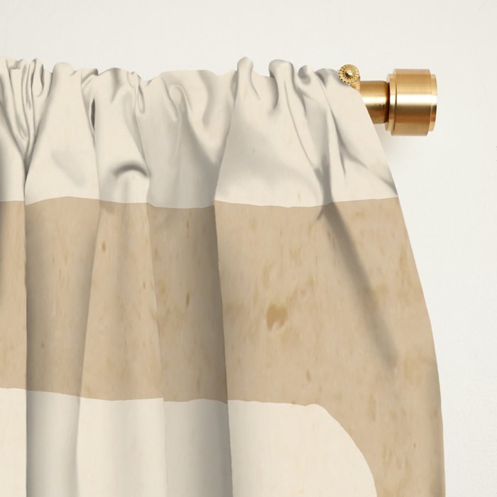 Modern Abstract Minimal Shapes 120 Window Curtain Gallery Image 2