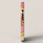 Groovy Floral Daydream Retro 60s 70s Flowers Pink Orange Yellow iPhone Case Gallery Image 2