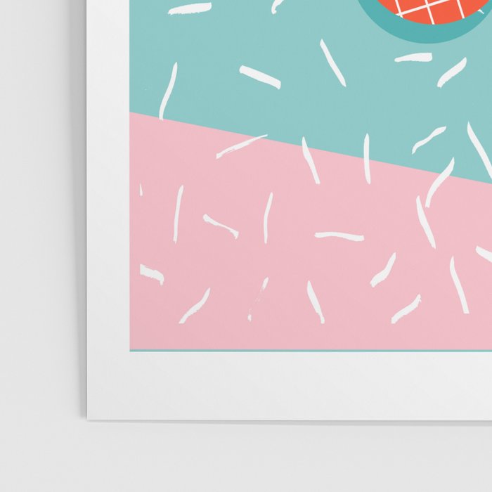 Omigod - 80s retro memphis skateboards pattern sports trendy 1980's vintage style retro Poster Gallery Image 3