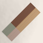 Color Block Line Abstract LII Boho Western Yoga Mat Gallery Image 1