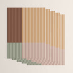 Color Block Line Abstract LII Boho Western Wrapping Paper Gallery Image 3