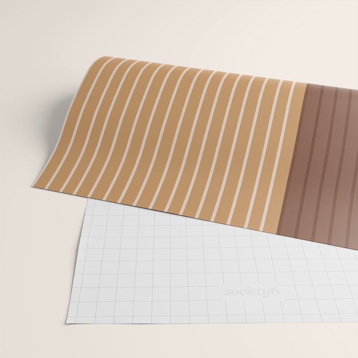 Color Block Line Abstract LII Boho Western Wrapping Paper Gallery Image 2