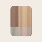 Color Block Line Abstract LII Boho Western Bath Mat Gallery Image 1