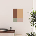 Color Block Line Abstract LII Boho Western Poster Gallery Image 2