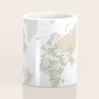 World map with cities, "Anouk" Coffee Mug Gallery Image 4