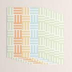 Grid on Pastels Wrapping Paper Gallery Image 3