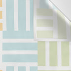 Grid on Pastels Wall Tapestry Gallery Image 3