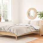 Gypsophila in a Blue Vase Duvet Cover Gallery Image 2