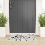 Gypsophila in a Blue Vase Welcome Mat Gallery Image 3
