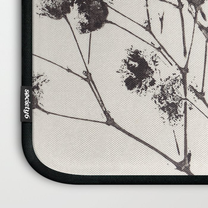 Gypsophila in a Blue Vase Laptop Sleeve Gallery Image 3