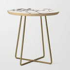 Gypsophila in a Blue Vase Side Table Gallery Image 1