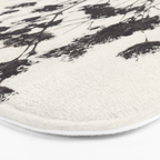 Gypsophila in a Blue Vase Bath Mat Gallery Image 3