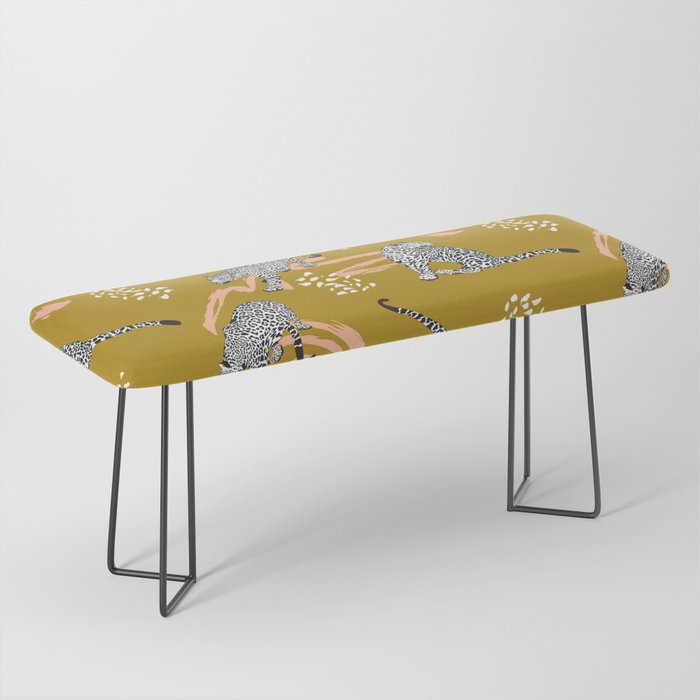 Leopards - Mustard Bench Gallery Image 1