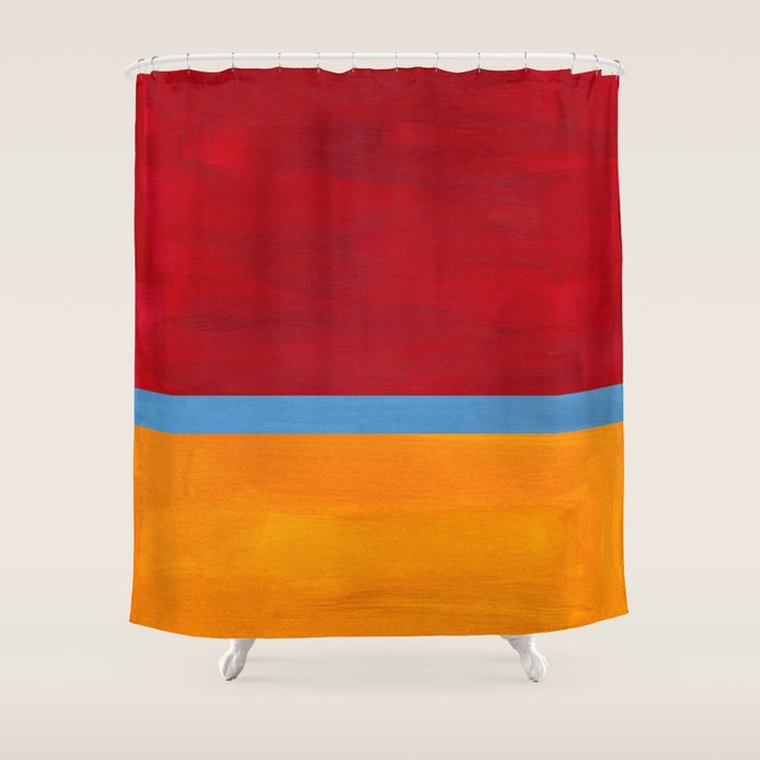Corduroy Blue  Shower Curtain Gallery Image 1