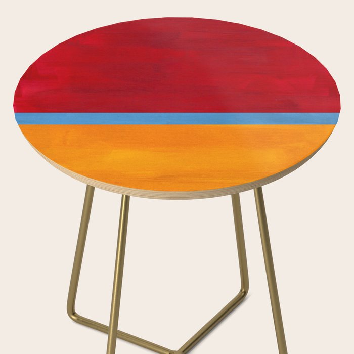 Corduroy Blue  Side Table Gallery Image 2