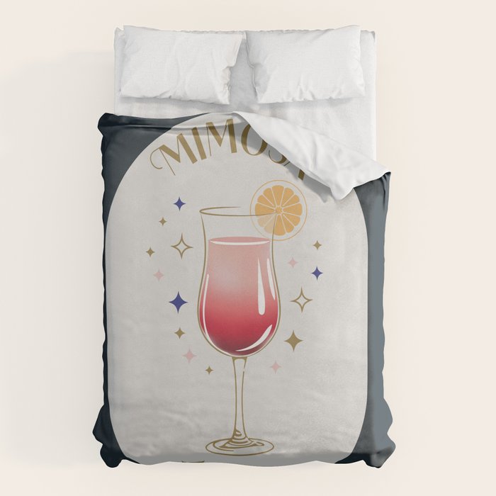 Mimosa Cocktail Zodiac Sign Duvet Cover Gallery Image 6