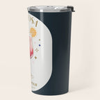 Mimosa Cocktail Zodiac Sign Travel Mug Gallery Image 2